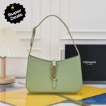 SAINT LAURENT YSL Le 5 à 7 Hobo Bag Leather-Green - Bag
