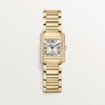 Cartier Tank Française Cartier watch, Yellow Gold, Diamonds, Small Model