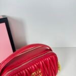Miu Miu Logo Patch Zipped Clutch Bag - Image 7