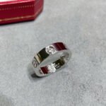 Cartier LOVE Ring, 3 Diamond - Image 4