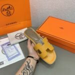 Hermes Oran Sandal Leather Sandals Slippers - Shoes - Image 8