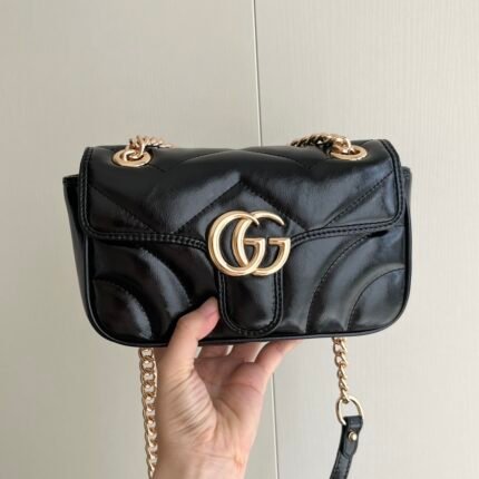 Gucci GG Marmont matelassé leather super small bag