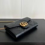 Gucci Marmont Chain Wallet - BlackWallet - Image 9