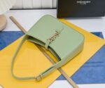 SAINT LAURENT YSL Le 5 à 7 Hobo Bag Leather-Green - Bag - Image 11