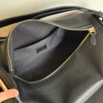Gucci Half Horsebit Shoulder Black soft grainy leather Bag - Image 9