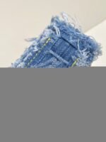 [TOP]LOUIS VUITTON LV Monogram Denim High Rise Bumbag Blue - Image 16
