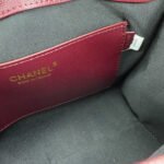 CHANEL 25 Small Handbag Grained Calfskin & Gold-Tone Metal Burgundy -Bag - Image 10
