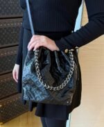 Louis Vuitton LV Noé Trunk PM Bucket Black- Bag - Image 6