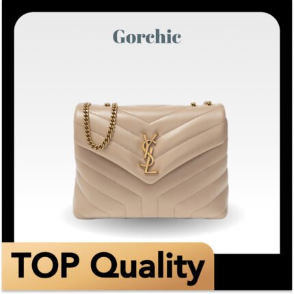 [TOP] SAINT LAURENT Loulou small quilted leather shoulder bag