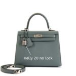 Hermes Vert Amande Epsom Kelly Sellier Palladium Hardware - Image 5