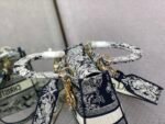 Dior The LADY D-LITE Bag Blue Toile de Jouy Reverse Embroidery - Bag - Image 6