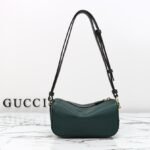 Gucci Half Horsebit Shoulder Green soft grainy leather Mini Bag - Image 4