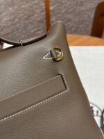 Hermes 2424 Togo Swift Gold Hardware Etoupe - Bag - Image 10