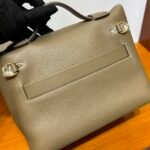 Hermes 2424 Togo Swift Gold Hardware Elephant Grey - Bag - Image 7