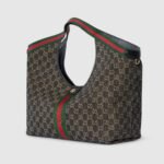 Gucci Giglio large tote bag Black Denim - Image 2