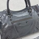 Balenciaga Women's  Le City Bag in Volcanic Rock Grey - Bag - Image 6