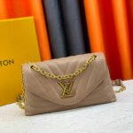 LOUIS VUITTON New Wave Chain Bag PM Size Apricot -  Bag