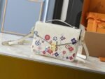 Louis Vuitton LV x TM Embossed Flower Handbag - White