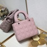Dior Small Lady Dior Bag Purple Ultramatte Calfskin - Bag - Image 3