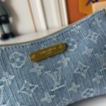 Louis Vuitton Liv Pochette Blue Denim - Bag - Image 7