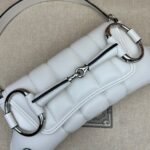 Gucci Horsebit Chain Small Shoulder Bag White - Bag - Image 6