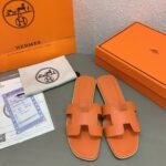 Hermes Oran Sandal Leather Sandals Slippers - Shoes - Image 2