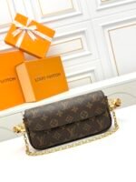 [TOP]Louis Vuitton Wallet on Chain Ivy - Brown - Image 4