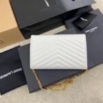 Saint Laurent YSL Cassandre Envelope - White - Image 4