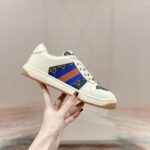 Gucci Screener trainer with Web Blue Sneaker - Shoes