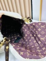 Louis Vuitton Sunset Cream Woolen Leather Bag - Image 5