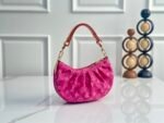 Louis Vuitton Pochette Valley Fuchsia Denim - Bag - Image 2