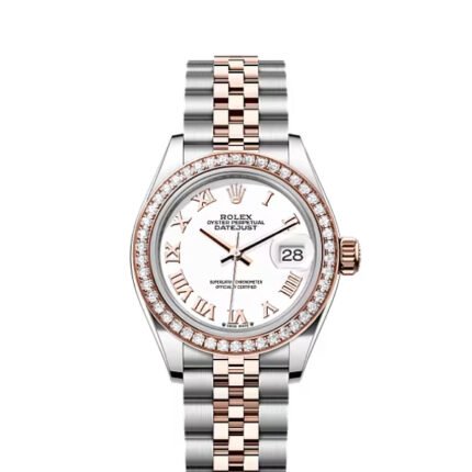 Rolex Datejust Rolex watch, Oystersteel, Rose Gold, Diamonds, Classic Size