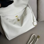 BALENCIAGA Rodeo leather shoulder bag in green and aged-golden hardware Multiple Size - Bag - Image 7