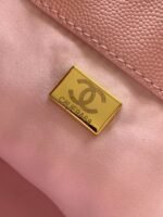 CHANEL 25 Small Handbag Grained Calfskin & Gold-Tone Metal Pink -Bag - Image 13