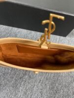 SAINT LAURENT YSL Croc-Embossed Le 5 à 7 Hobo Bag - Image 8
