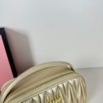 Miu Miu Logo Patch Zipped Clutch Bag - Image 7