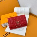 Louis Vuitton Capucines Compact Maxi Red Wallet ﻿ - Image 4