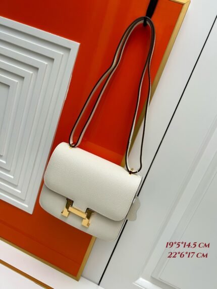 Hermes Constance Cream White Gold