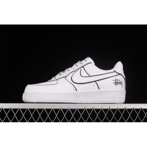 554D8C42-2D72-5AFE-42E4-FD5BCE4EE6C6 Stussyx Nike Air Force 1 Low - Shoes - Image 1