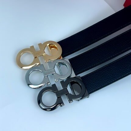 Ferragamo Initiales 35mm Reversible Belt (No box) - Accessories