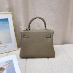 Kelly Togo Cowhide Leather Gold Buckle-Khaki - Image 3