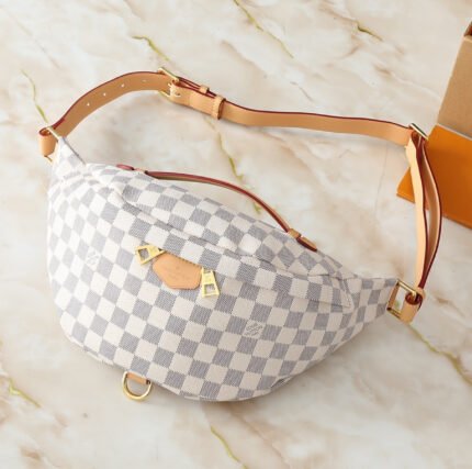 Louis Vuitton Campus Bumbag Belt Bag in White Tessellations - Bag