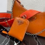 Prada Re-Edition 2005 Saffiano Leather Bag - Orange - Image 9
