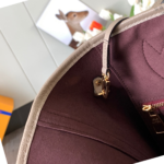 Louis Vuitton Neverfull Elephant Gray Embossed Medium Handbag - Image 9