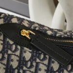 Dior D-Journey Bag -Blue Dior Oblique Jacquard - Image 9