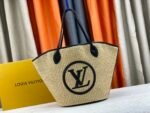 Louis Vuitton Raffia Saint Jacques Tote Black - Bag - Image 3