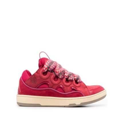 Lanvin LEATHER CURB SNEAKERS - Shoes