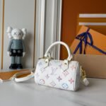 Louis Vuitton Nano Speedy Embossed Grained Cowhide Leather - Dream Beige - Image 3