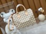 Louis Vuitton Speedy Bandoulière 25 Damier Azur Canvas Women Handbag - Bag - Image 5