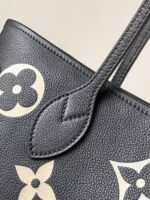 Louis Vuitton Neverfull MM Black Embossed Medium Shopper Bag - Image 7